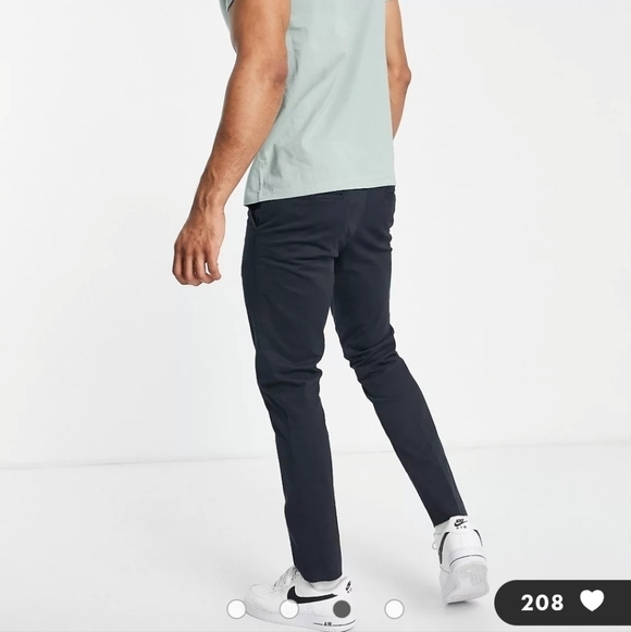NWT New Look skinny fit chino in navy - Picture 3 of 8